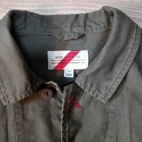 Best Made Co Chore Coat Jacket Green XS - Picture 3 of 6